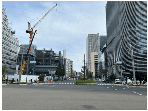 日本橋の開発風景